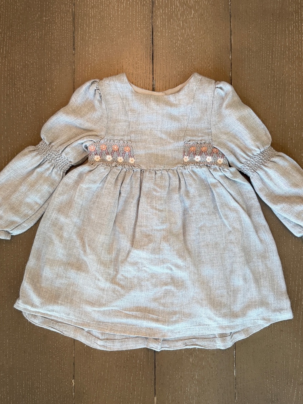 J by Joie Toddler Girls’ Long-Sleeve Soecial Occassion Smocked Dress • Size 3T